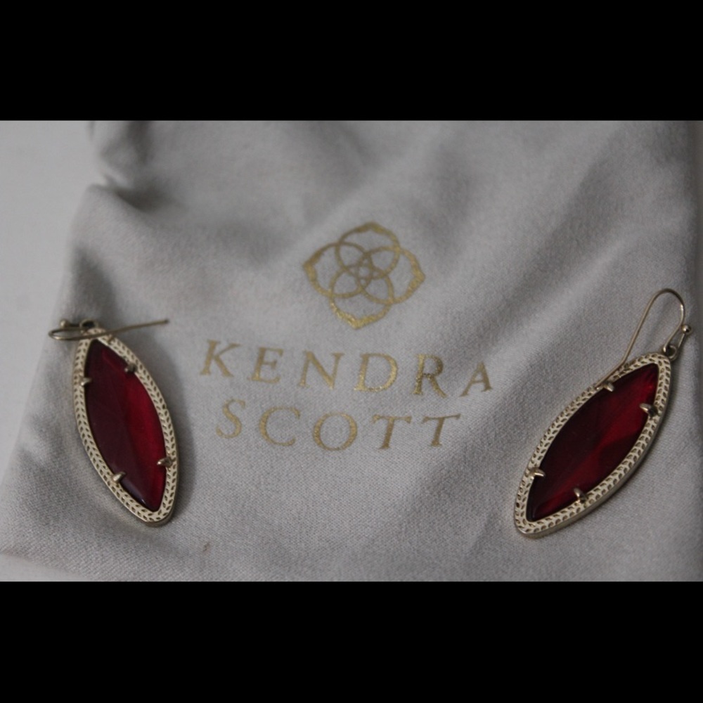 Kendra Scott Ruby Earrings